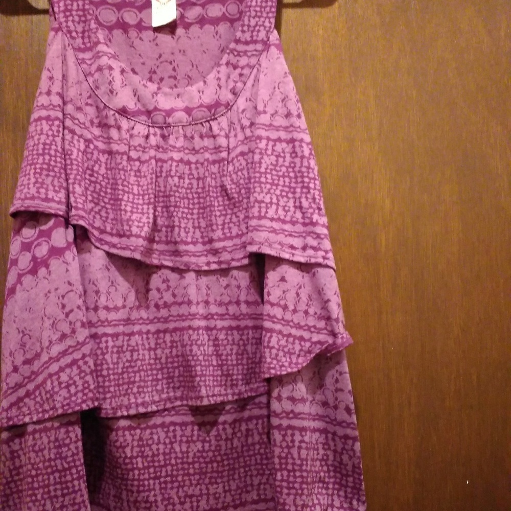 Faded Glory 3X ruffled top